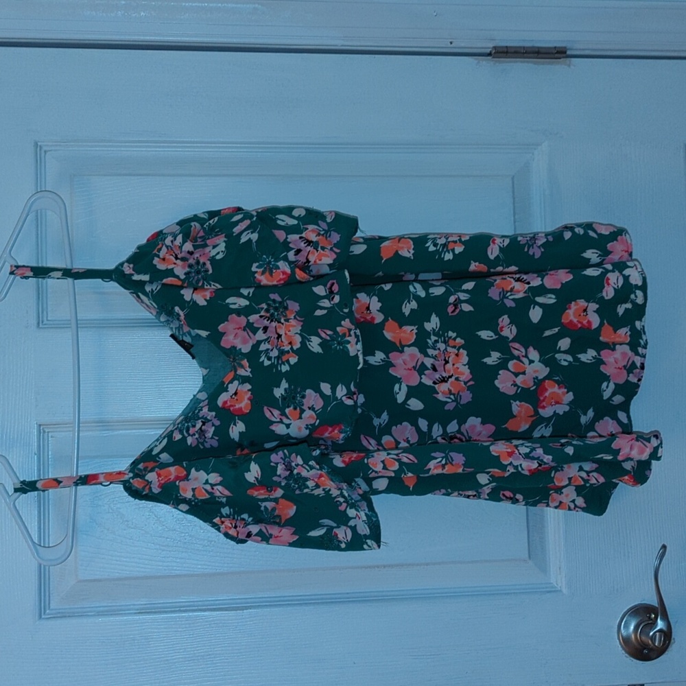 Torrid open shoulder top